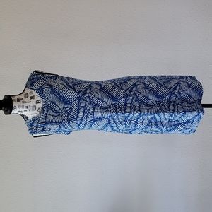 Hourglass Lily Blue & White Tank Dress S/M